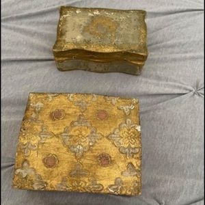 Antique Jewelry boxes (set of 2)